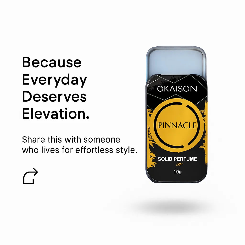 OKAISON PINNACLE| Solid Perfume for Men & Women| spicy truth fragrance|