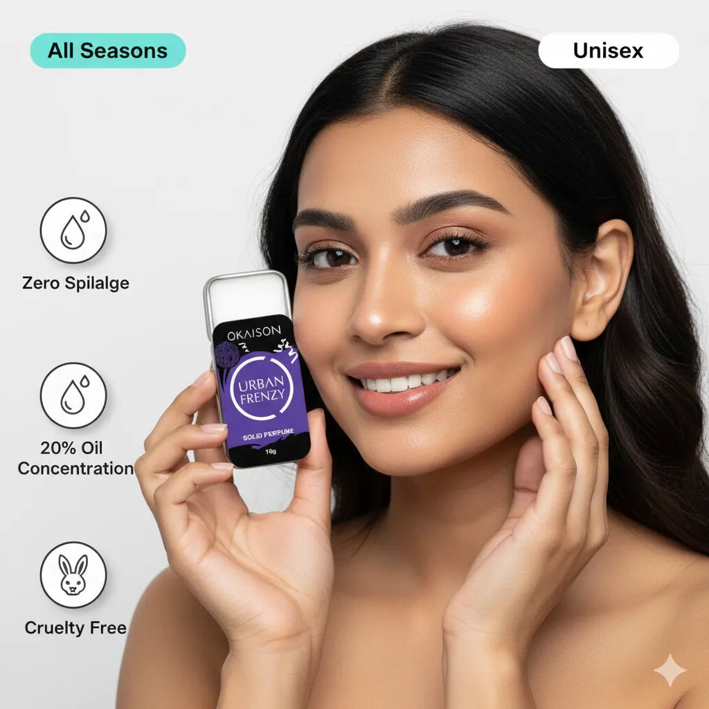 OKAISON URBAN FRENZY| Solid perfume for men & women| perfume with oud|