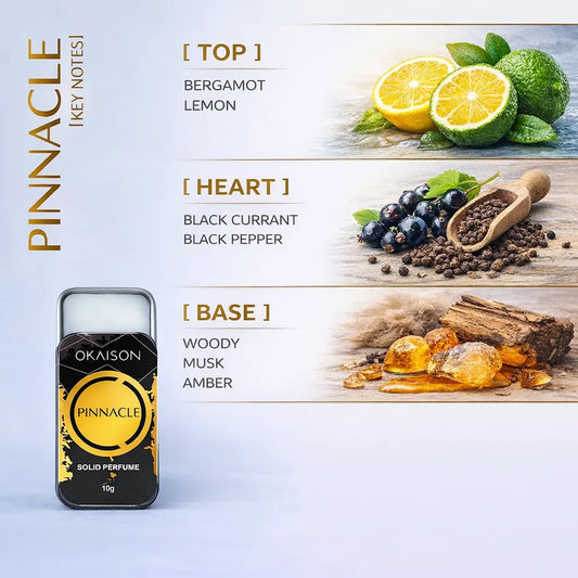 OKAISON PINNACLE| Solid Perfume for Men & Women| spicy truth fragrance|