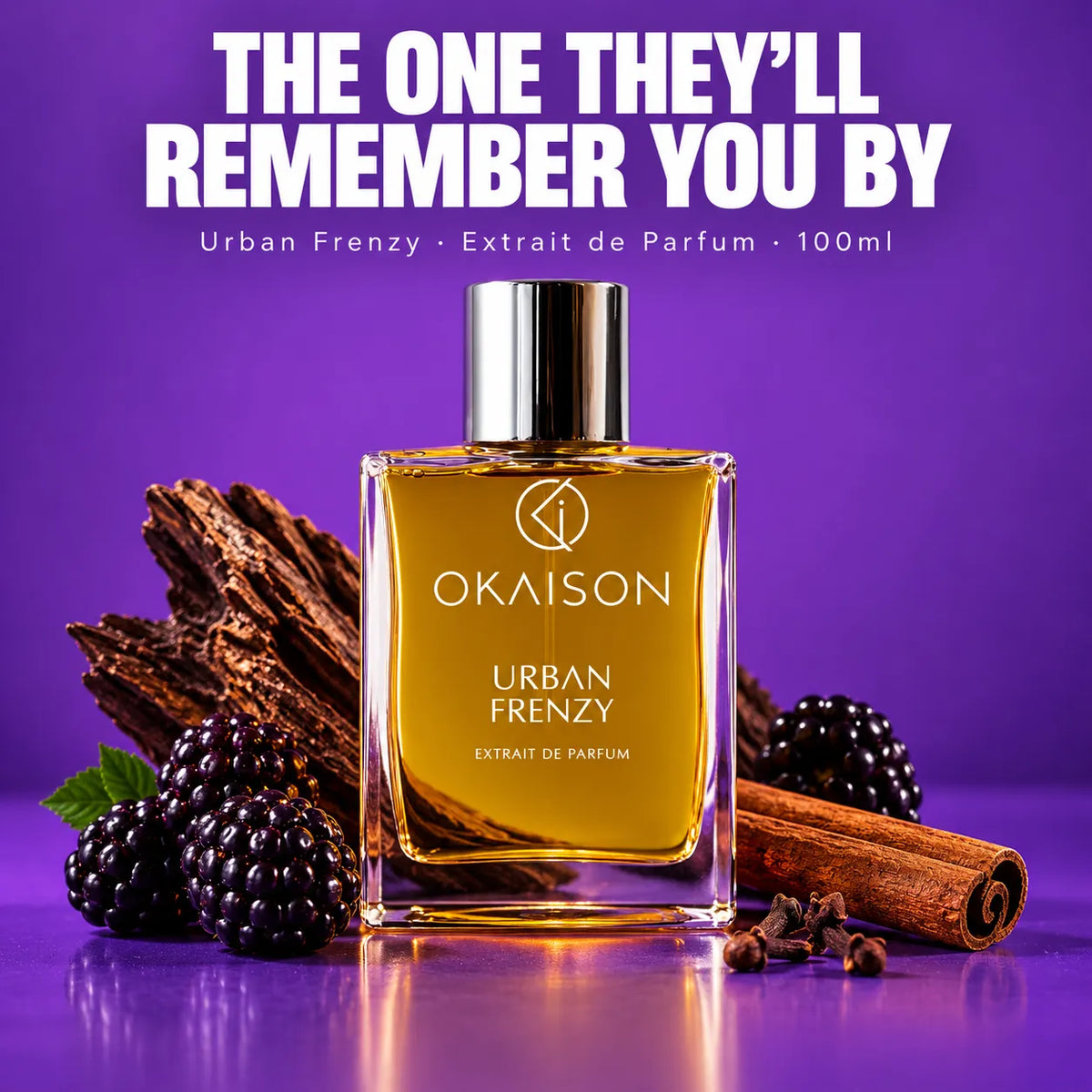 OKAISON Urban Frenzy Extrait de Parfum — 10ml pocket size, long lasting oud perfume