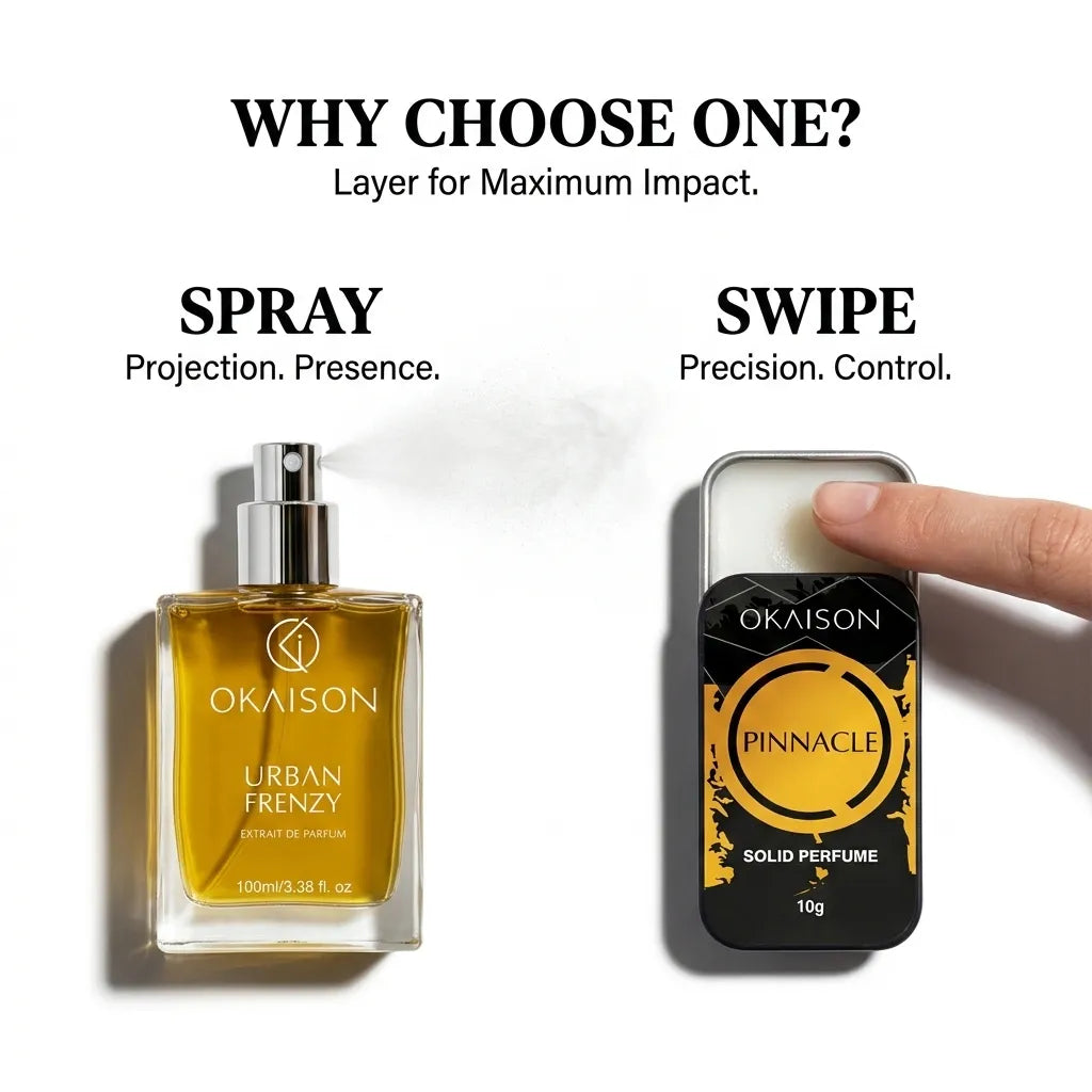 The Statement Set · Urban Frenzy EDP + Pinnacle Solid Perfume