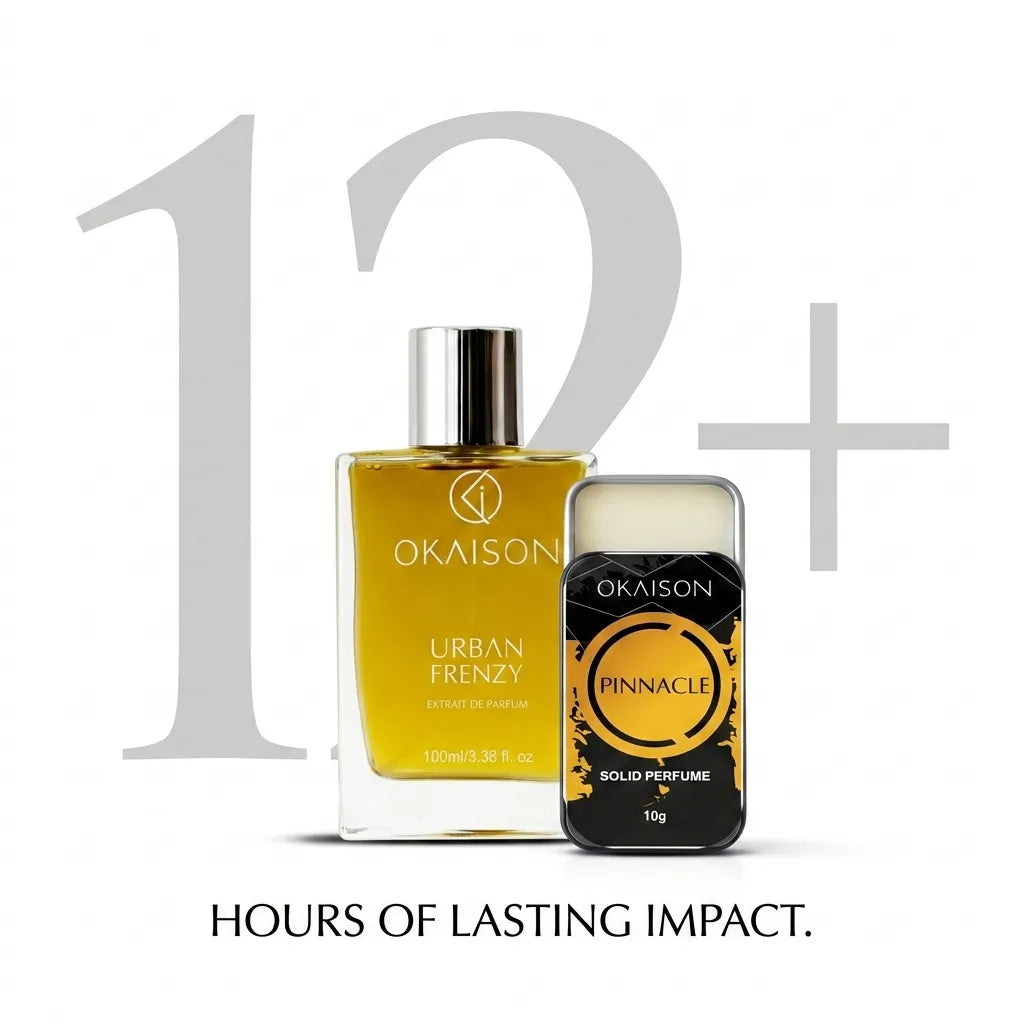 The Statement Set · Urban Frenzy EDP + Pinnacle Solid Perfume
