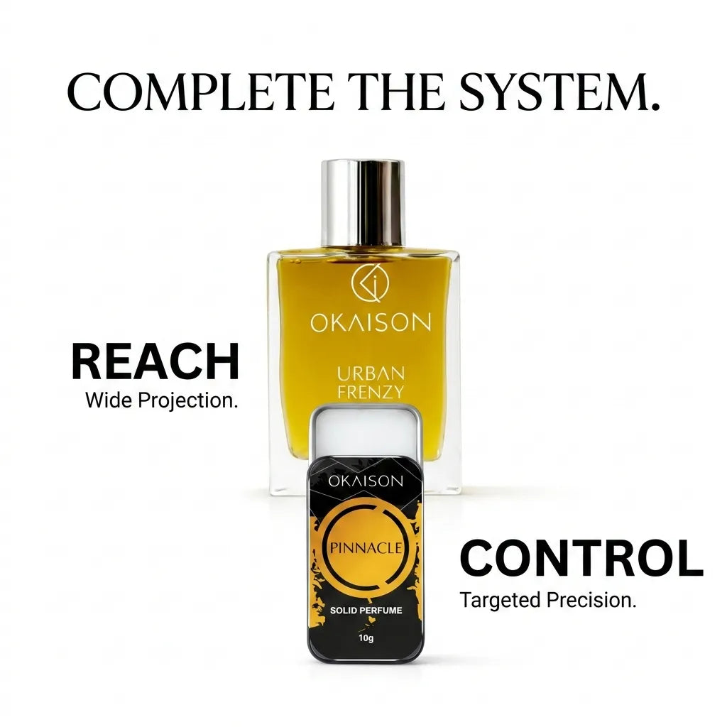 The Statement Set · Urban Frenzy EDP + Pinnacle Solid Perfume