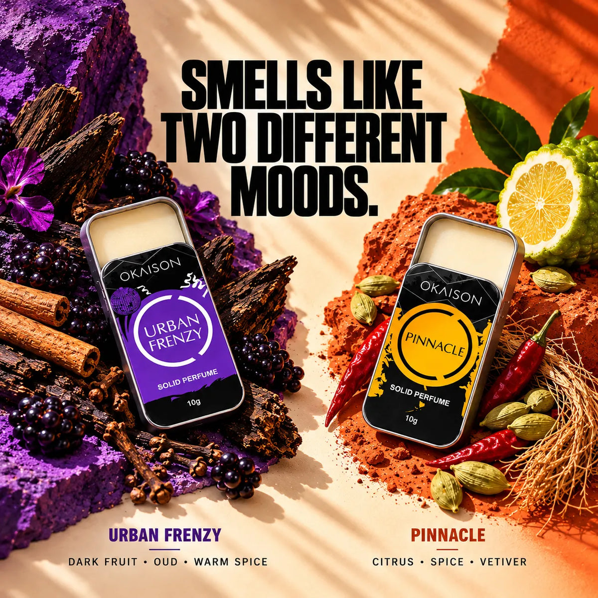 The Pocket Kit · Urban Frenzy + Pinnacle Solid Perfumes