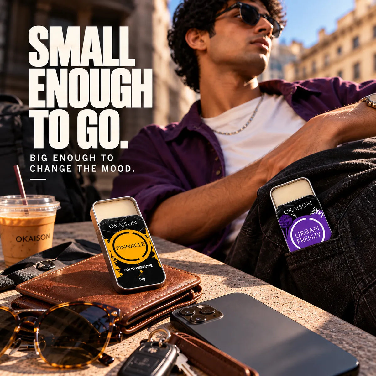 The Pocket Kit · Urban Frenzy + Pinnacle Solid Perfumes