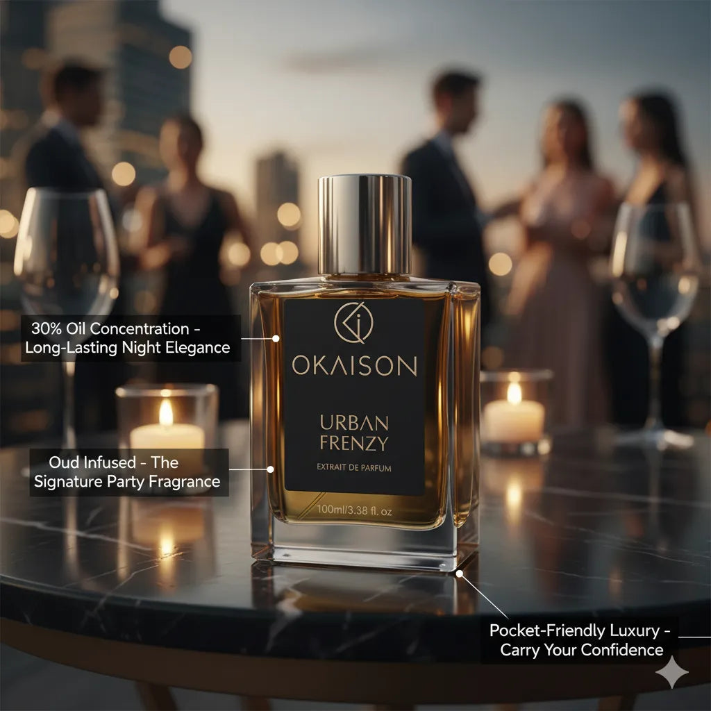 OKAISON URBAN FRENZY| Oud fragrance|100ml Extrait de parfum| perfume with oud|
