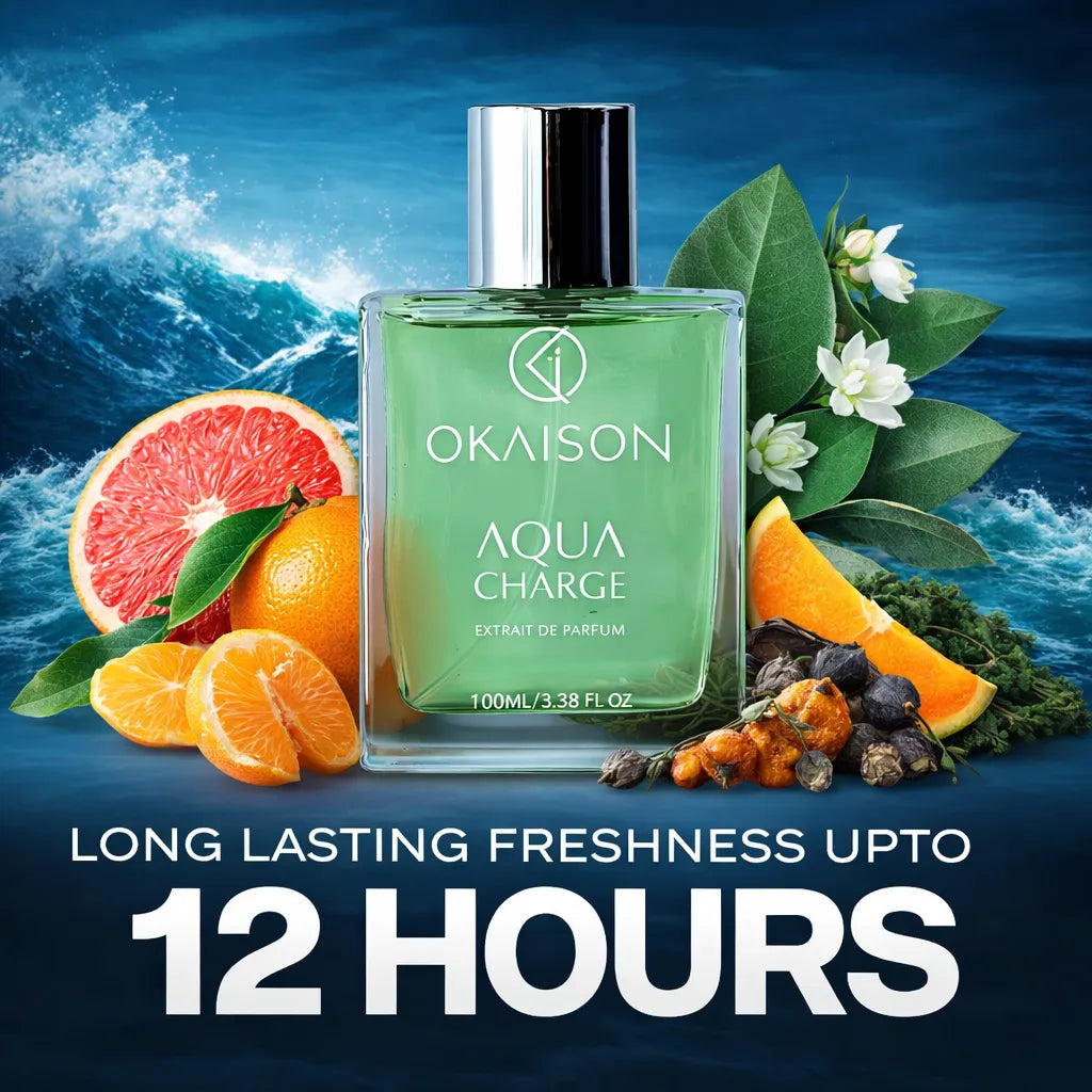 OKAISON AQUA CHARGE|INVICTUS Fragrance|100ml Extrait de parfum| perfume with Invictus.|