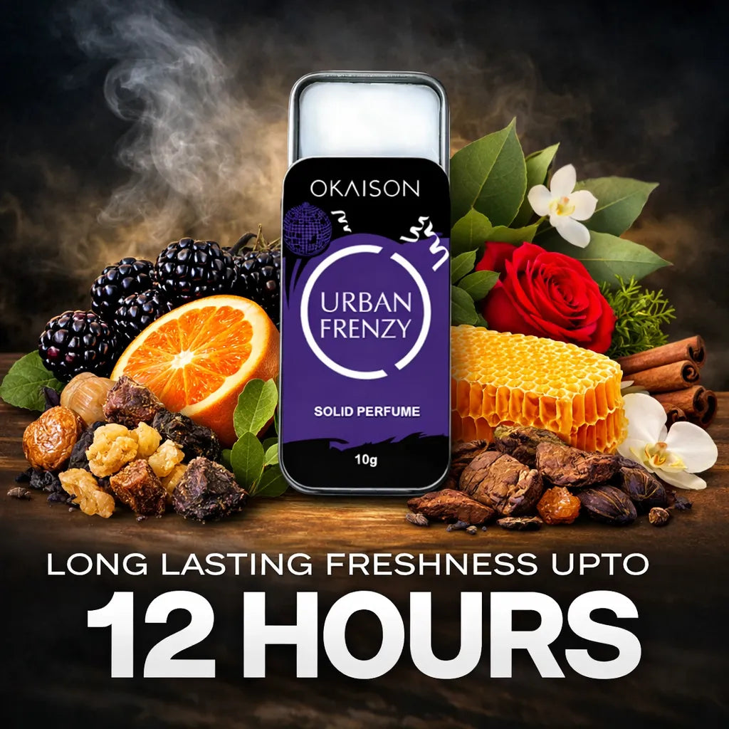 OKAISON URBAN FRENZY| Solid perfume for men & women| perfume with oud|